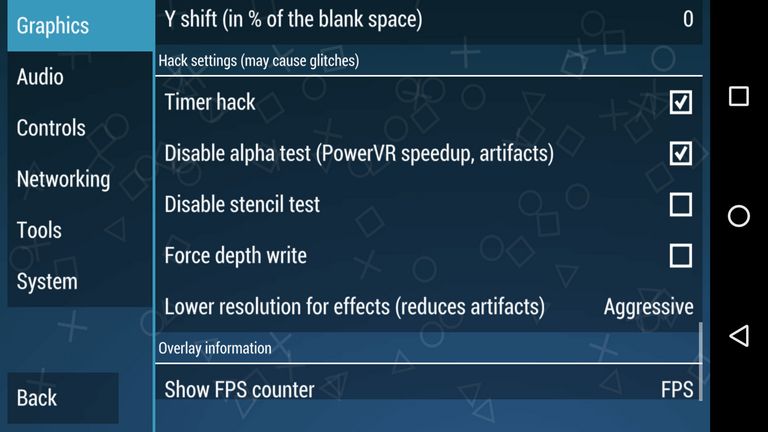 Best settings for ppsspp android